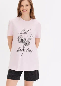 Femme bonprix Lingerie Nuit|Pyjashort avec cycliste