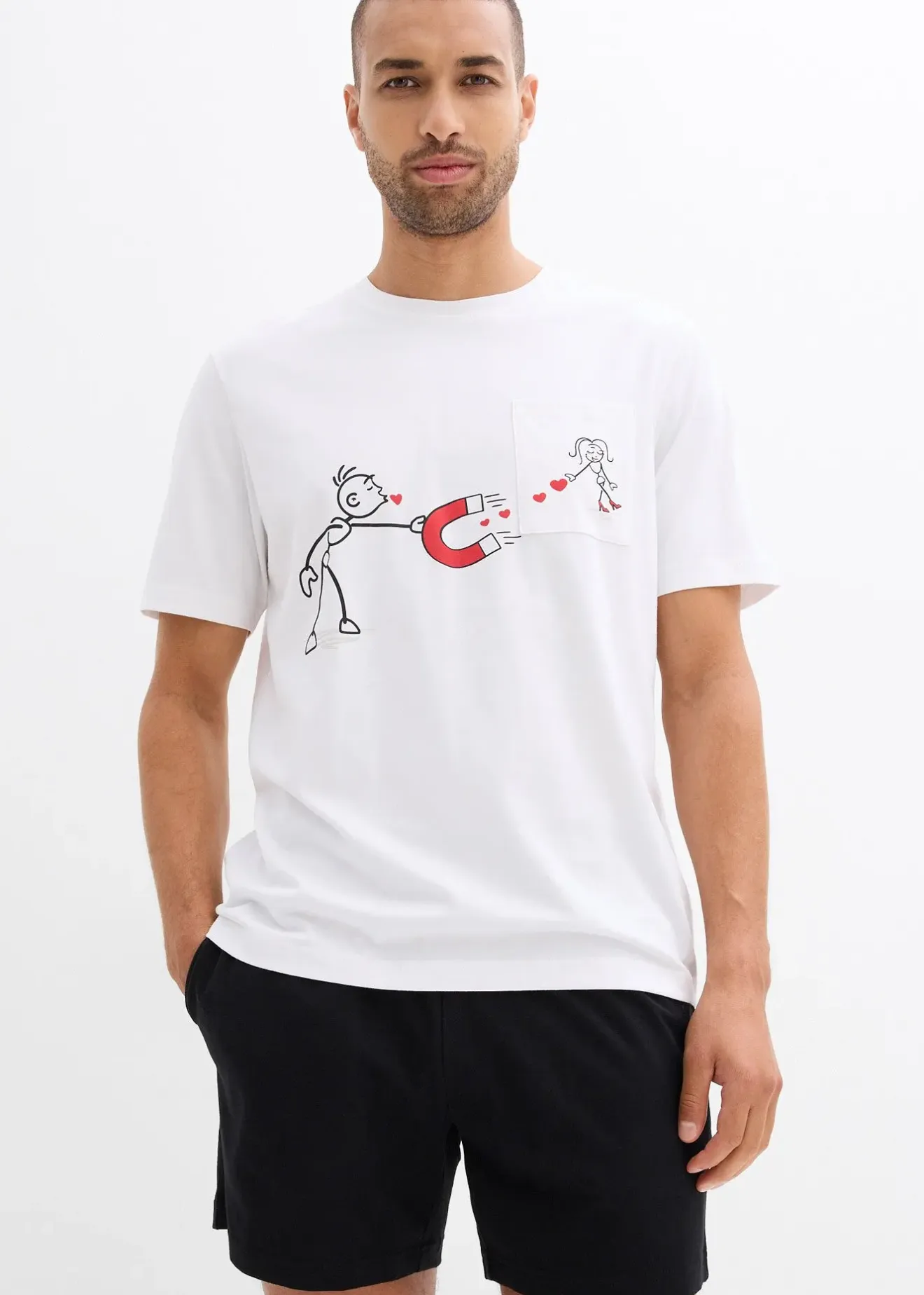 bonprix Pyjashort en coton doux|Homme Pyjamas|Sous-Vêtements