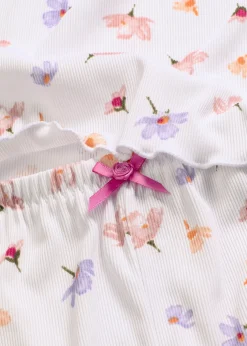 bonprix Pyjashort en matière côtelée|Femme Lingerie Nuit