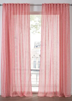 bonprix Salon·Rideaux & Voilages|Rideaux Classiques|Rideau à rayures tissées (1 pce)