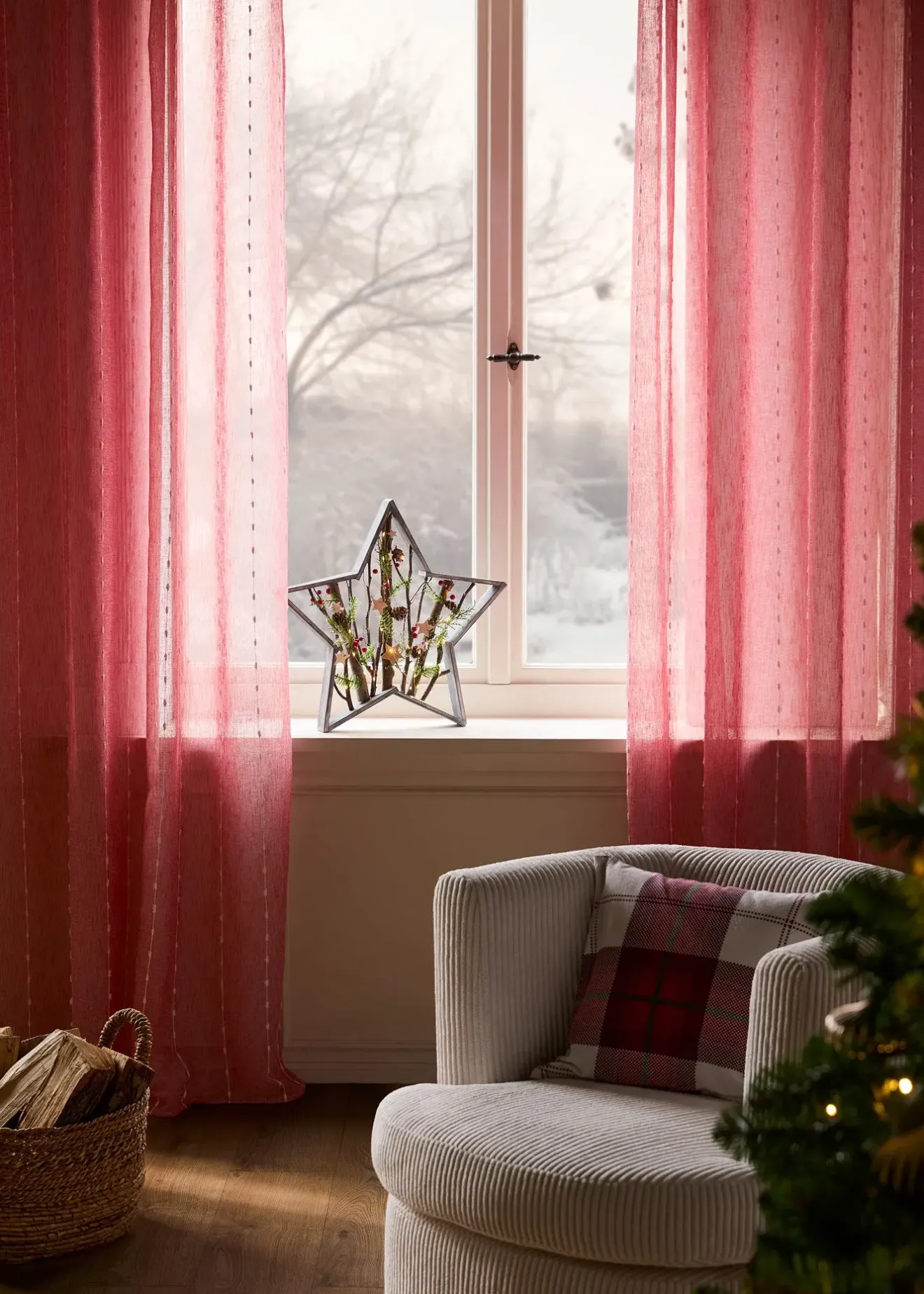 bonprix Salon·Rideaux & Voilages|Rideaux Classiques|Rideau à rayures tissées (1 pce)