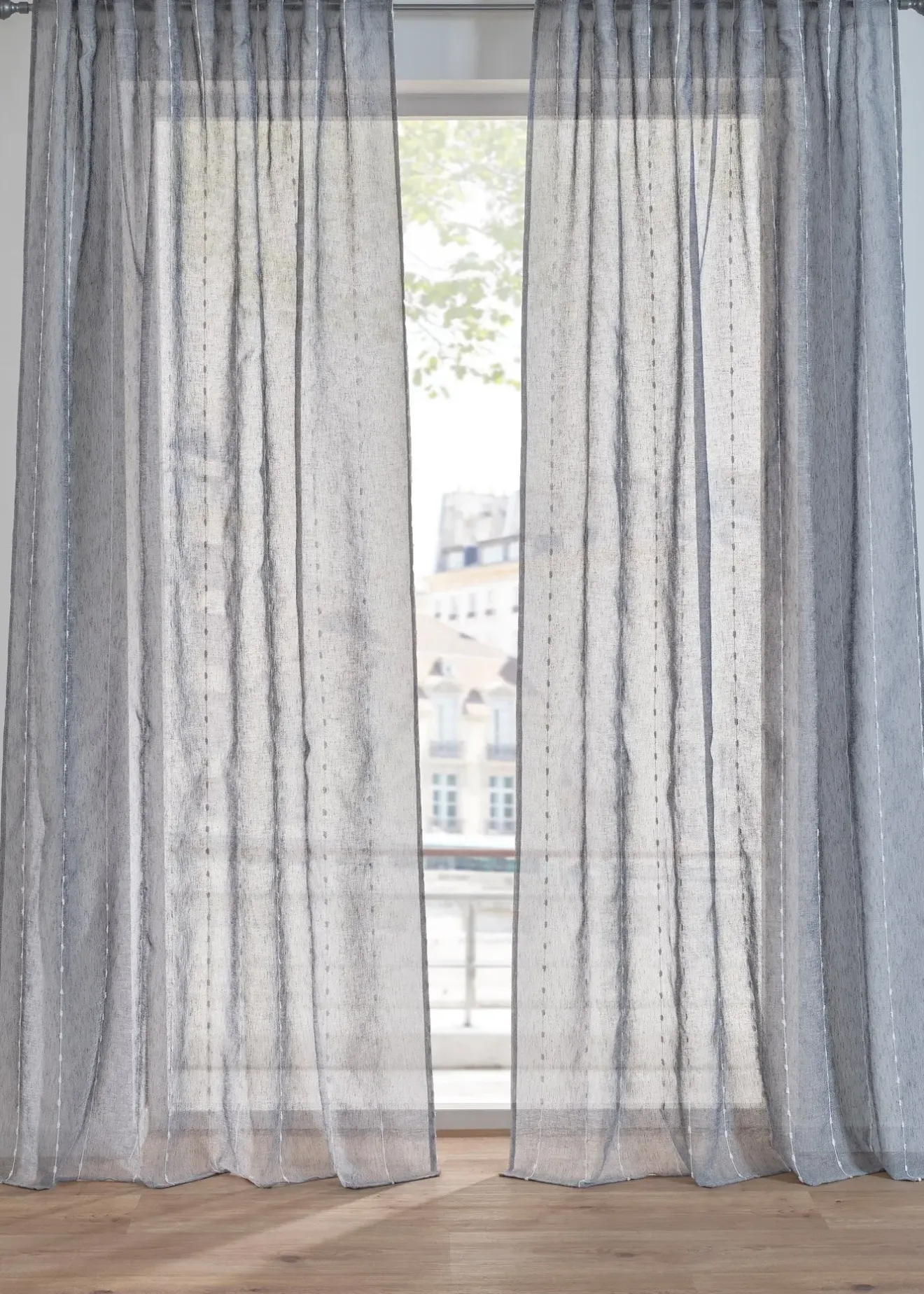 bonprix Rideau à rayures tissées (1 pce)| Salon·Rideaux & Voilages|Rideaux Classiques