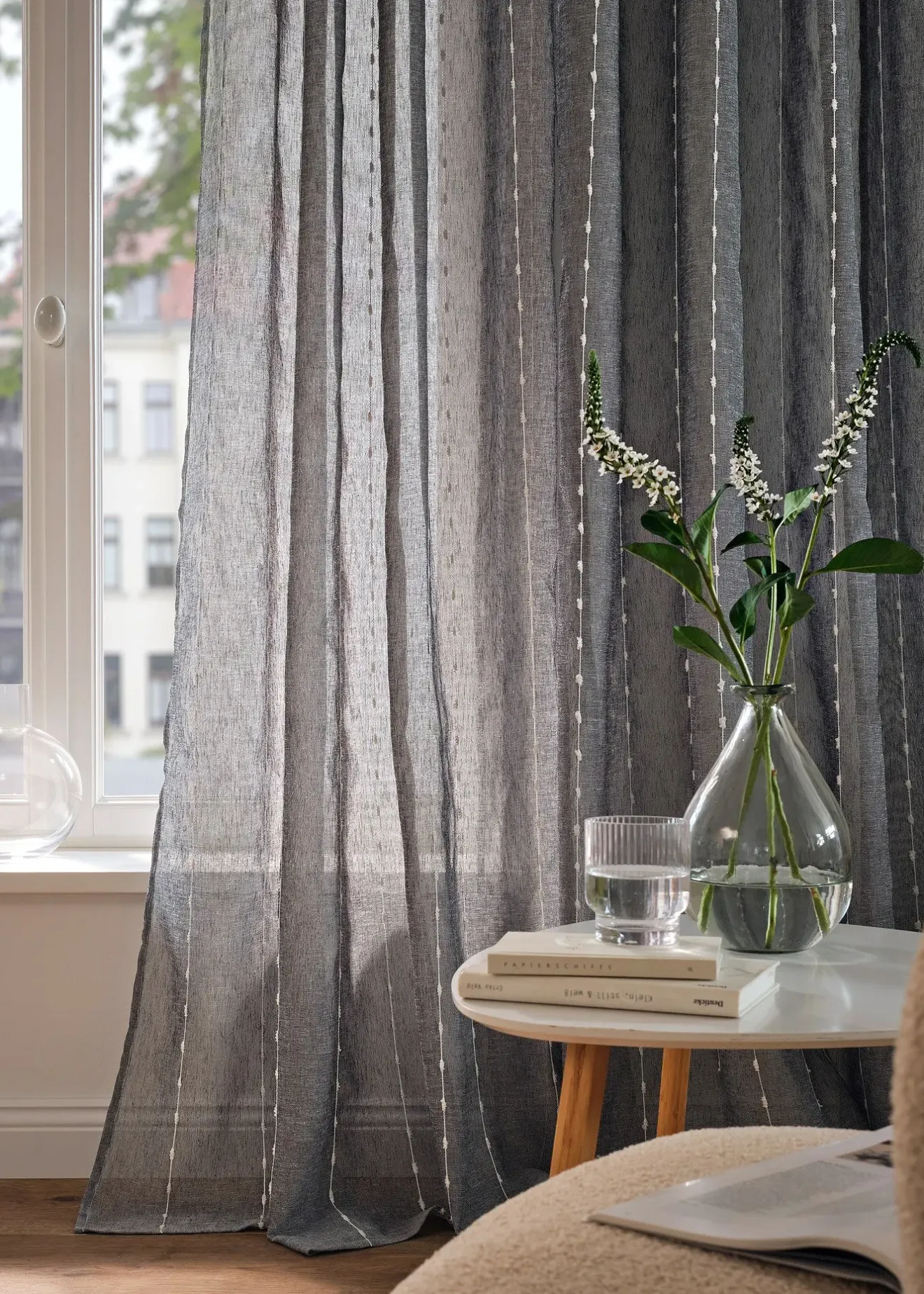 bonprix Rideau à rayures tissées (1 pce)| Salon·Rideaux & Voilages|Rideaux Classiques