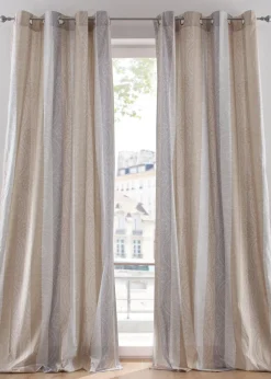 bonprix Salon·Rideaux & Voilages|Rideaux Classiques|Rideau avec rayures (1 pce)