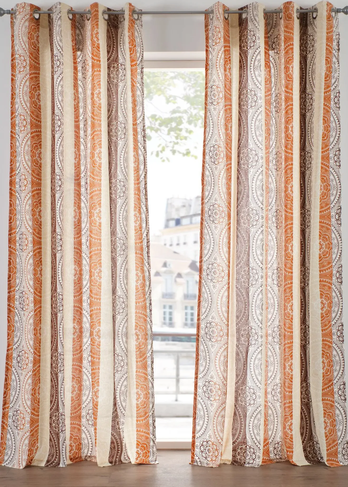 bonprix Rideau avec rayures (1 pce)| Salon·Rideaux & Voilages|Rideaux Classiques