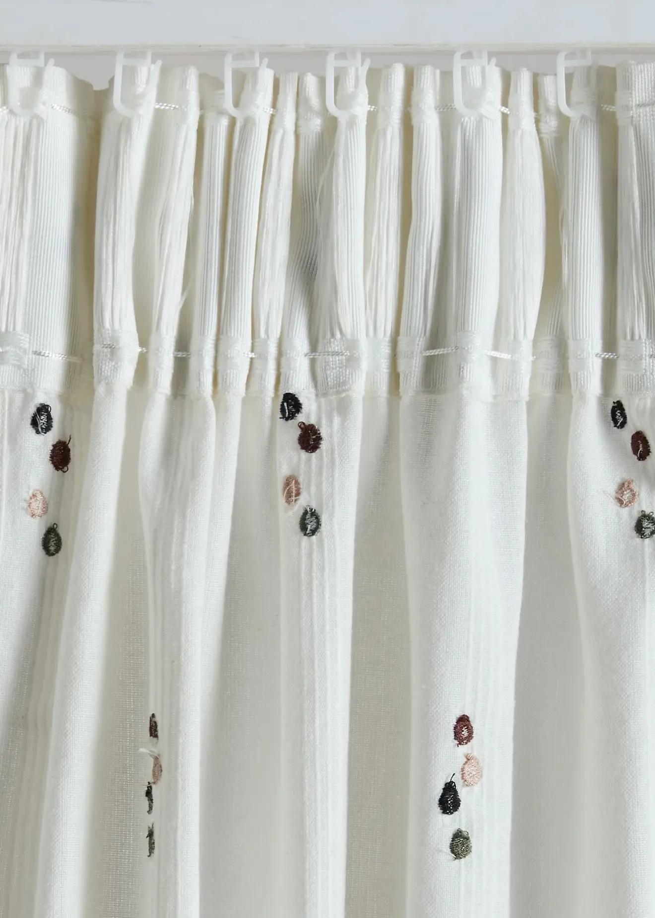 bonprix Rideau en coton à pois (1 pce)| Salon·Rideaux & Voilages|Rideaux Classiques