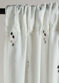 bonprix Rideau en coton à pois (1 pce)| Salon·Rideaux & Voilages|Rideaux Classiques