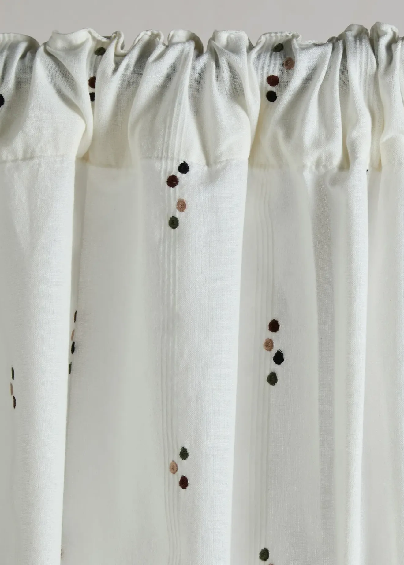 bonprix Rideau en coton à pois (1 pce)| Salon·Rideaux & Voilages|Rideaux Classiques