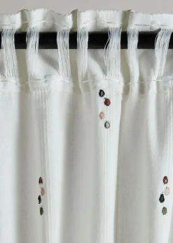 bonprix Rideau en coton à pois (1 pce)| Salon·Rideaux & Voilages|Rideaux Classiques