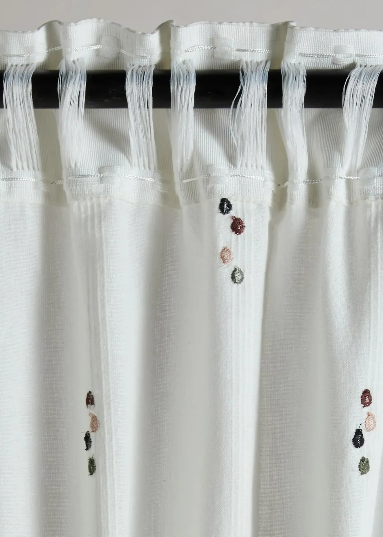 bonprix Rideau en coton à pois (1 pce)| Salon·Rideaux & Voilages|Rideaux Classiques