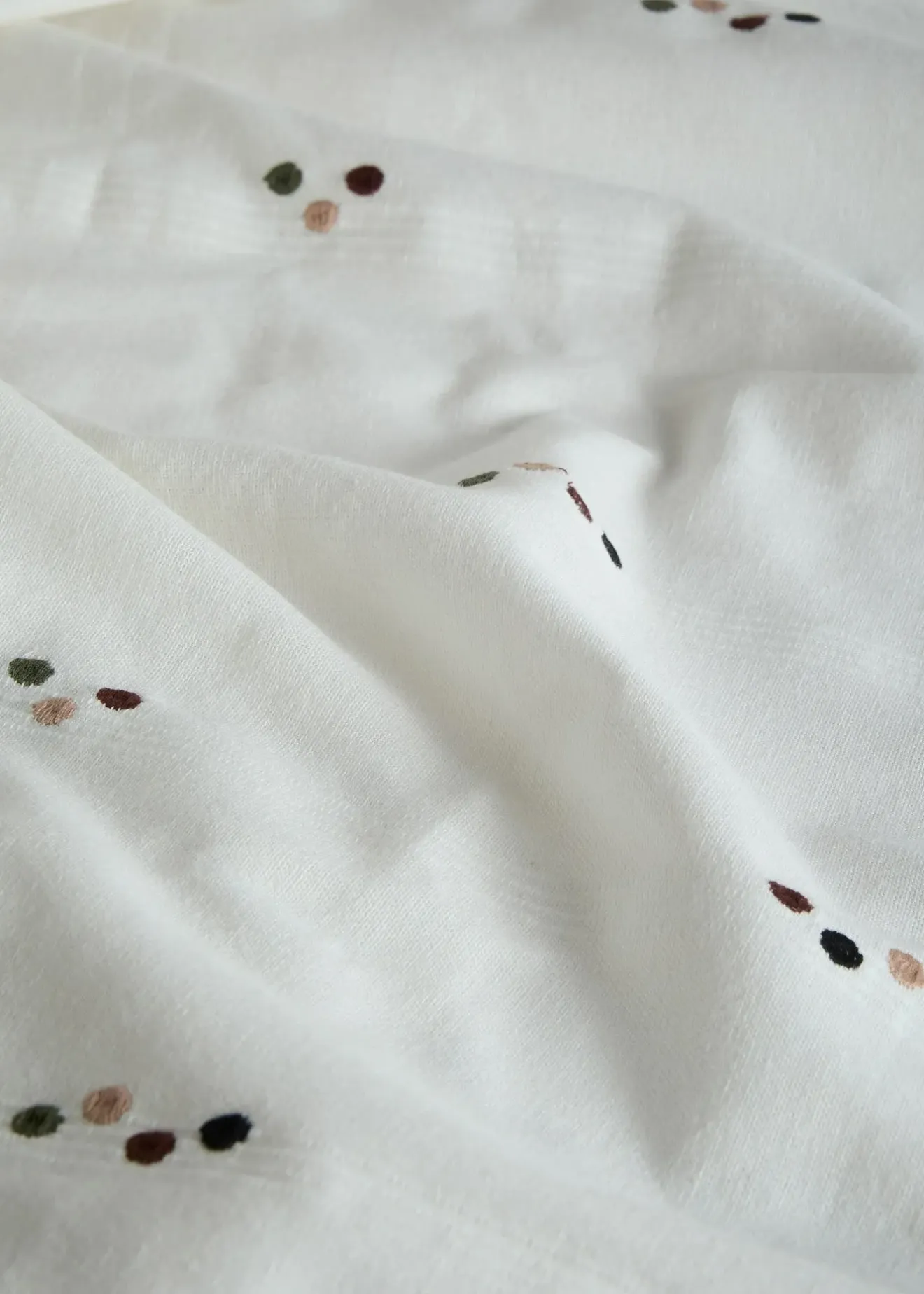 bonprix Rideau en coton à pois (1 pce)| Salon·Rideaux & Voilages|Rideaux Classiques