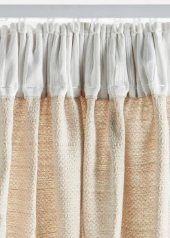 bonprix Rideaux Classiques|Rideau en coton texturé (1 pce)