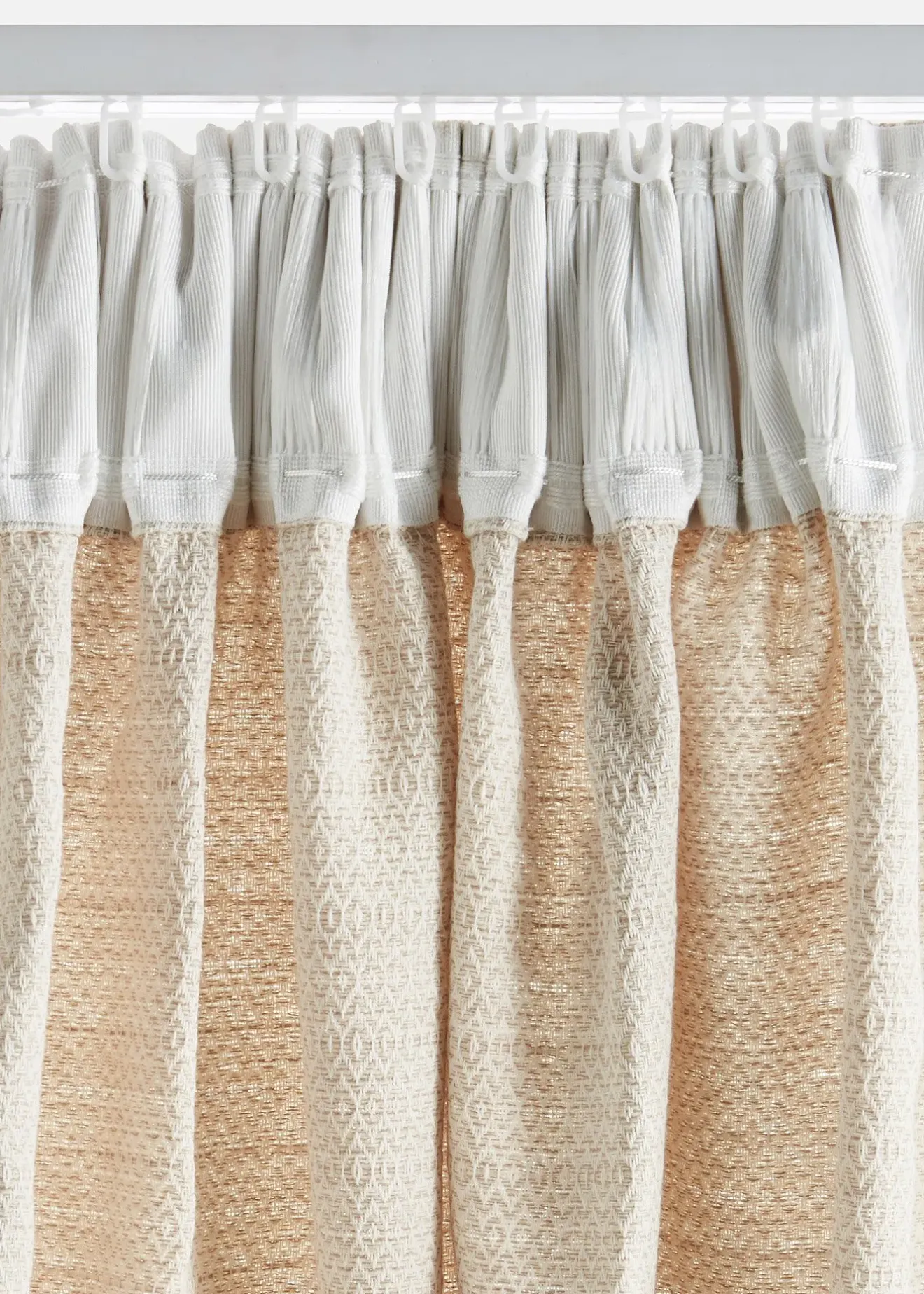 bonprix Rideaux Classiques|Rideau en coton texturé (1 pce)