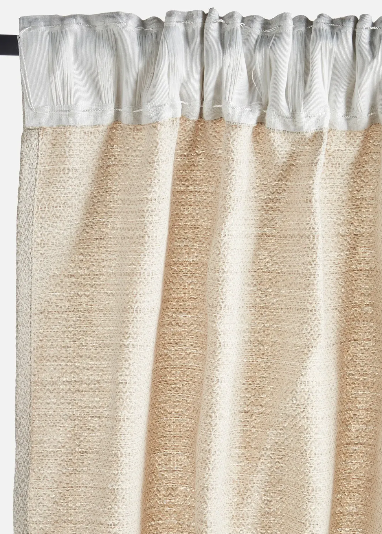 bonprix Rideaux Classiques|Rideau en coton texturé (1 pce)