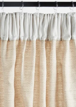 bonprix Rideaux Classiques|Rideau en coton texturé (1 pce)