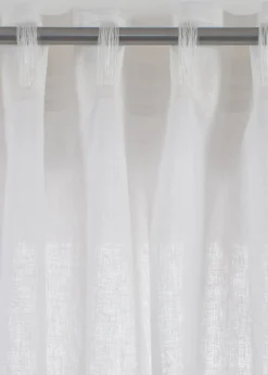 bonprix Rideau en lin et coton (1 pce)| Salon·Rideaux & Voilages|Rideaux Classiques