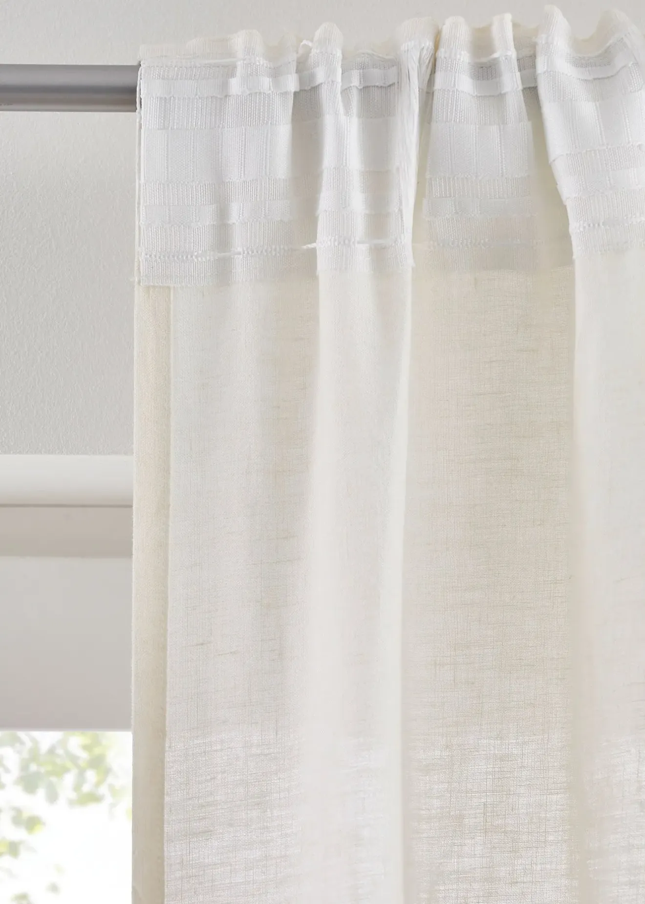 bonprix Salon·Rideaux & Voilages|Rideaux Classiques|Rideau en lin et coton (1 pce)