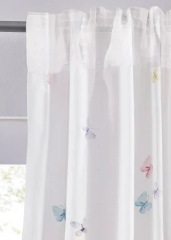 bonprix Salon·Rideaux & Voilages|Rideaux Classiques|Rideau en microfibre à imprimé papillon (1 pce)