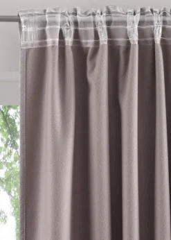 bonprix Rideau isolant avec envers en polaire douce, aussi en XXL (1 pce)| Rideaux Classiques