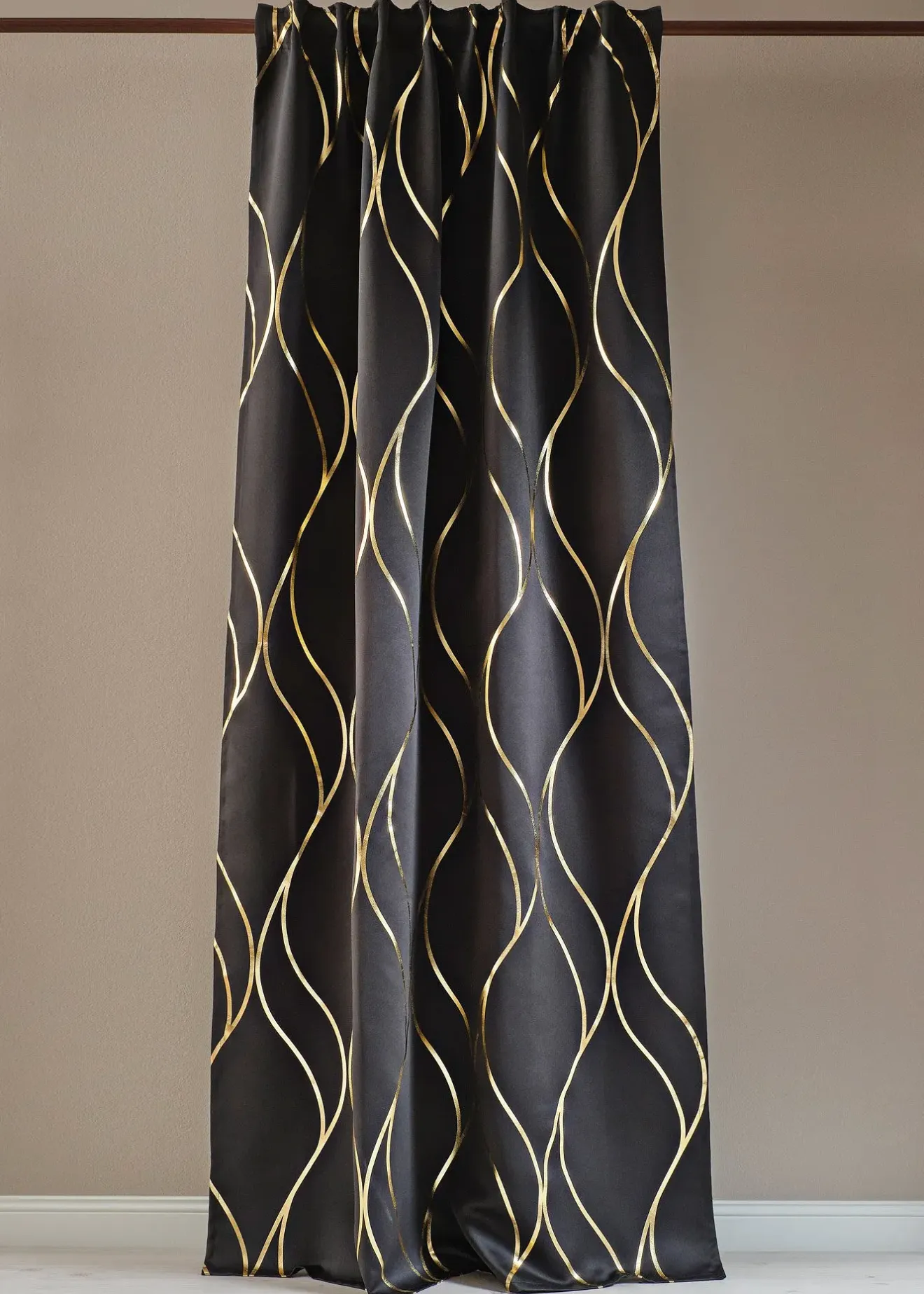 bonprix Chambre À Coucher·Design Occultant|Rideaux Classiques|Rideau obscurcissant à imprimé brillant (1 pce)