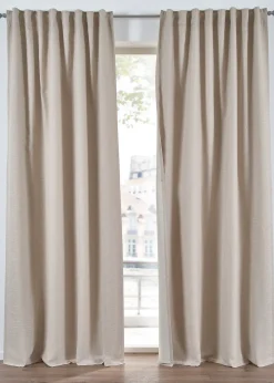 bonprix Chambre À Coucher·Design Occultant|Premium|Rideau obscurcissant double épaisseur, devant texturé (1 pce)