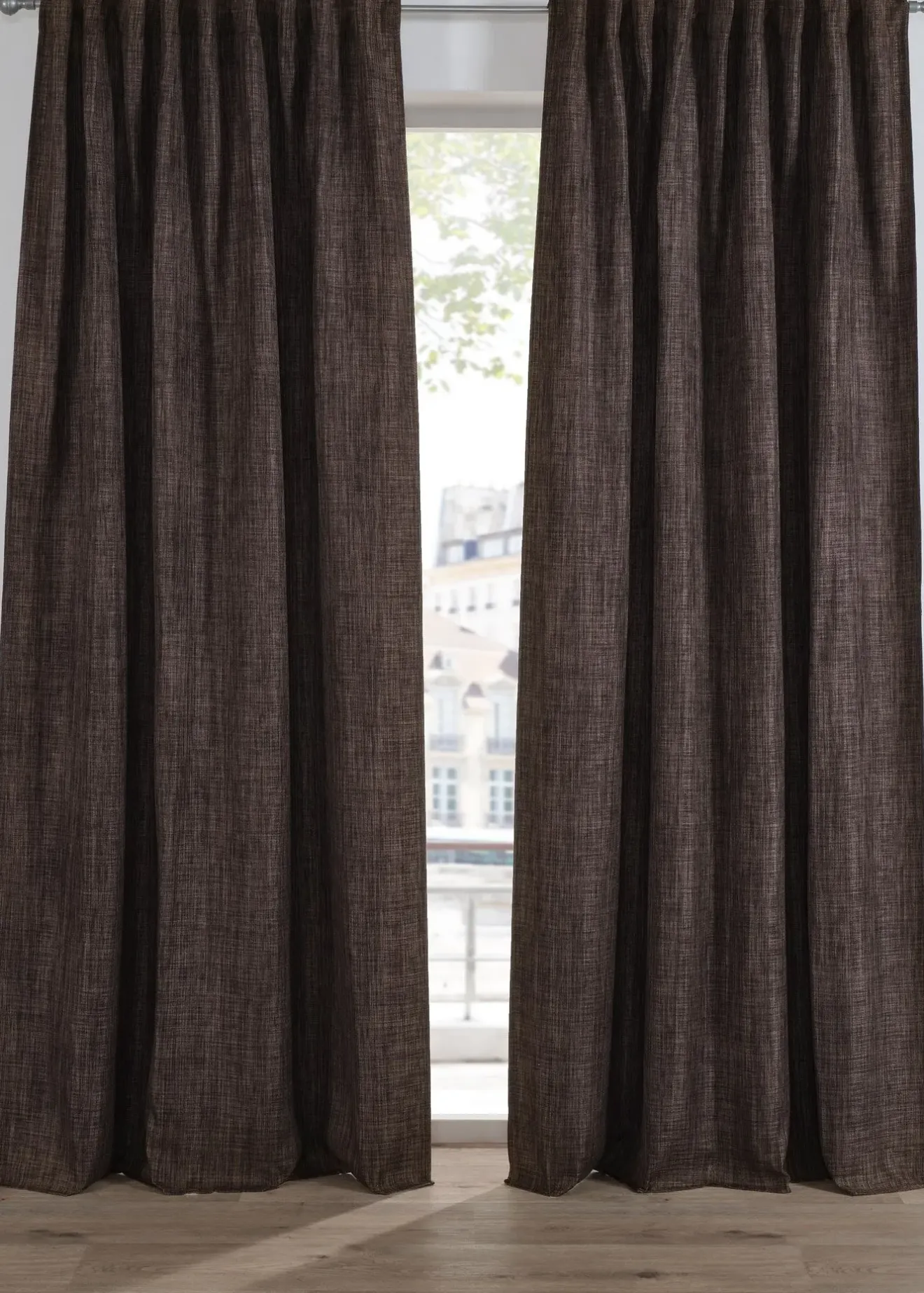 bonprix Rideau obscurcissant finement texturé (1 pce)| Chambre À Coucher·Design Occultant|Rideaux Classiques