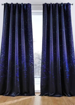 bonprix Rideau obscurcissant motif ciel étoilé (1 pce)| Chambre À Coucher·Design Occultant|Rideaux Classiques