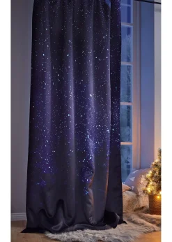bonprix Rideau obscurcissant motif ciel étoilé (1 pce)| Chambre À Coucher·Design Occultant|Rideaux Classiques