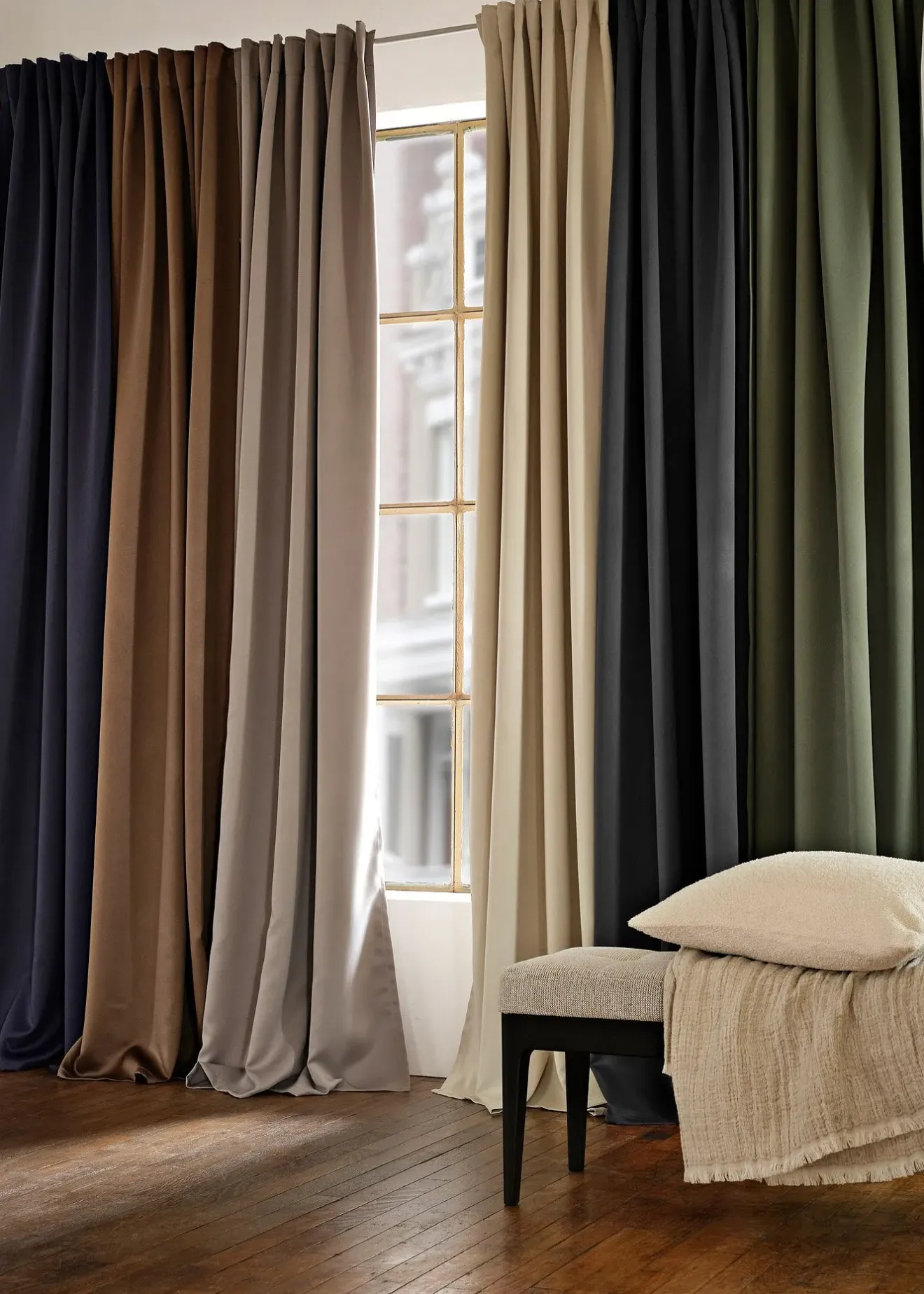 bonprix Chambre À Coucher·Design Occultant|Rideaux Classiques|Rideau obscurcissant (1 pce), nombreuses tailles