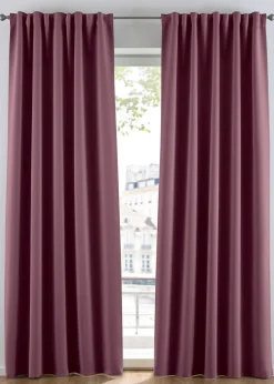bonprix Chambre À Coucher·Design Occultant|Rideaux Classiques|Rideau obscurcissant (1 pce), nombreuses tailles