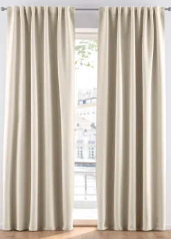 bonprix Rideau obscurcissant (1 pce), nombreuses tailles| Chambre À Coucher·Design Occultant|Rideaux Classiques