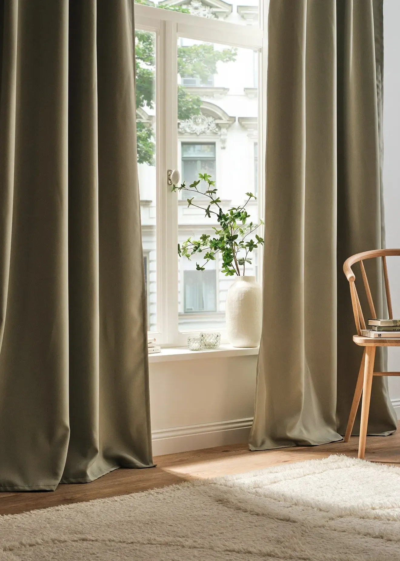 bonprix Rideau obscurcissant (1 pce), nombreuses tailles| Chambre À Coucher·Design Occultant|Rideaux Classiques