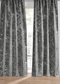 bonprix Chambre À Coucher·Design Occultant|Design Occultant|Rideau occultant toucher velours à imprimé brillant (1 pce)