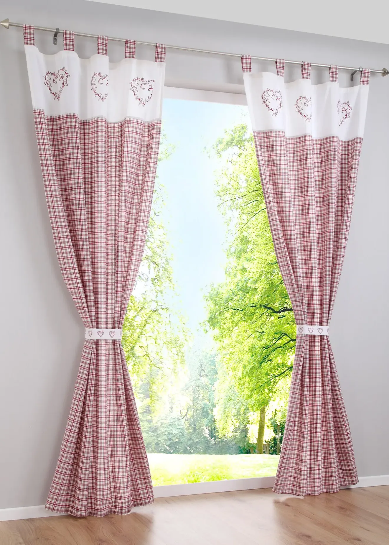 bonprix Rideau panneau avec embrasse (1 pce)| Salon·Rideaux & Voilages|Rideaux Classiques