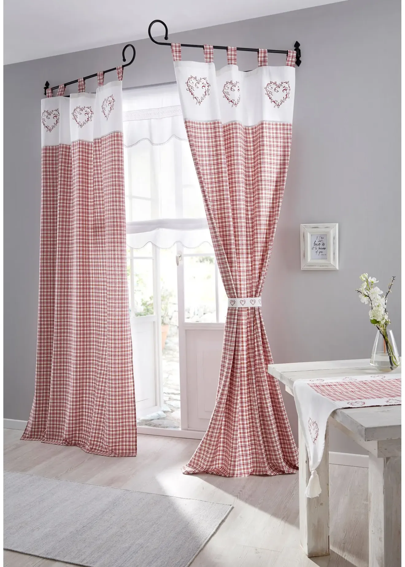 bonprix Rideau panneau avec embrasse (1 pce)| Salon·Rideaux & Voilages|Rideaux Classiques