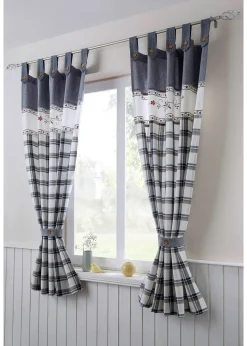 bonprix Salon·Rideaux & Voilages|Rideaux Classiques|Rideau panneau en coton avec embrasse (1 pce)