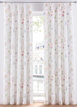 bonprix Rideau panneau en microfibre avec polyester recyclé (1 pce)| Rideaux Classiques|Rideaux & Stores