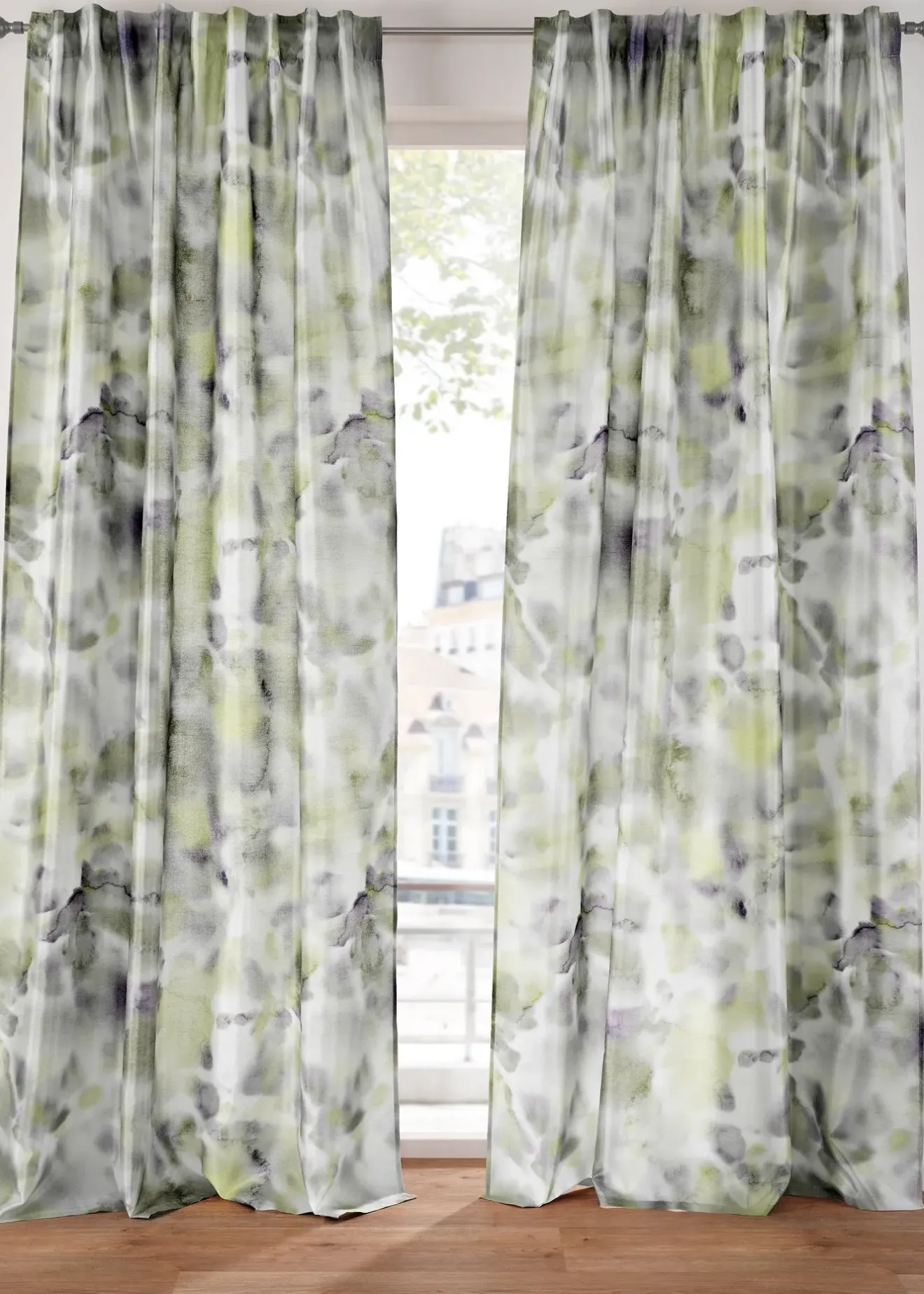 bonprix Rideau panneau imprimé prêt à poser (1 pce)| Salon·Rideaux & Voilages|Rideaux Classiques