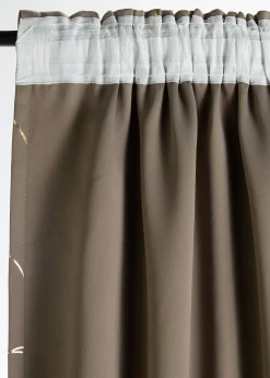 bonprix Rideaux Classiques|Rideau panneau obscurcissant à imprimé brillant (1 pce)