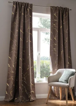 bonprix Rideaux Classiques|Rideau panneau obscurcissant à imprimé brillant (1 pce)