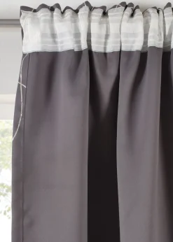 bonprix Rideau panneau obscurcissant à imprimé brillant, aussi en extra long (1 pce)| Chambre À Coucher·Design Occultant|Rideaux Classiques