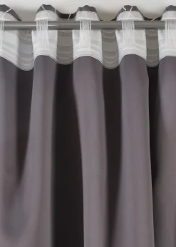 bonprix Rideau panneau obscurcissant à imprimé brillant, aussi en extra long (1 pce)| Chambre À Coucher·Design Occultant|Rideaux Classiques