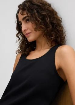 Femme bonprix Basiques|Robes|Robe à bretelles en coton extensible