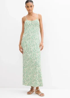 bonprix Robe à bretelles en viscose fluide|Femme Robes