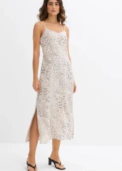 bonprix Robe à bretelles en viscose fluide|Femme Robes