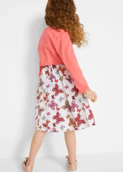 bonprix Robe + ceinture + boléro (ens. 3 pces)|Enfant Vêtements Enfant|Filles 9-16 Ans·Robes & Combinaisons