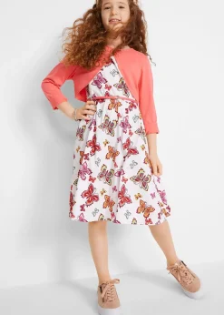 bonprix Robe + ceinture + boléro (ens. 3 pces)|Enfant Vêtements Enfant|Filles 9-16 Ans·Robes & Combinaisons