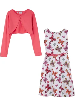 bonprix Robe + ceinture + boléro (ens. 3 pces)|Enfant Vêtements Enfant|Filles 9-16 Ans·Robes & Combinaisons