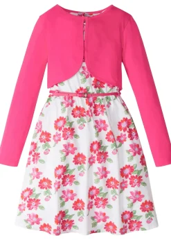 bonprix Robe + ceinture + boléro fille (ens. 3 pces)|Enfant Vêtements Enfant|Filles 9-16 Ans·Robes & Combinaisons