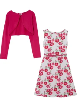 bonprix Robe + ceinture + boléro fille (ens. 3 pces)|Enfant Vêtements Enfant|Filles 9-16 Ans·Robes & Combinaisons